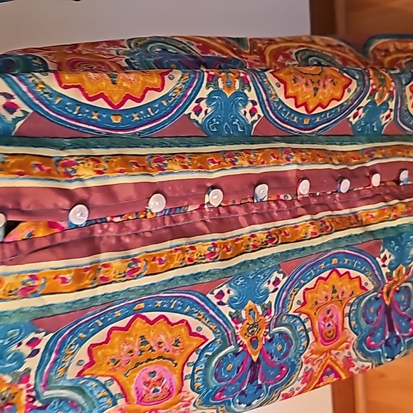 NWOT women's maxi dress,Size S/M. 80% silk 20% rayon.Made in India. - Picture 3 of 11